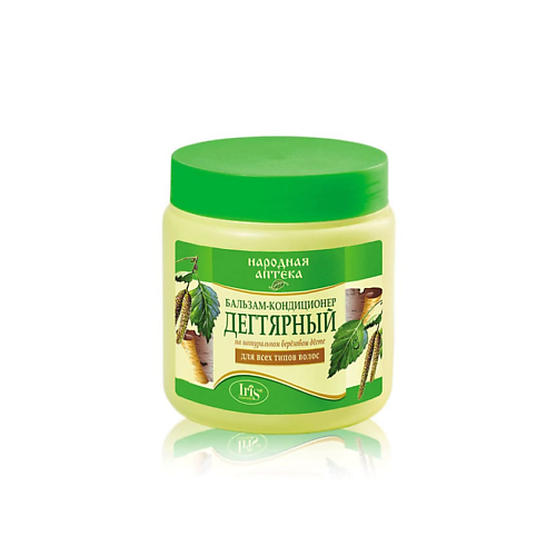 

IRIS COSMETIC Бальзам-кондиционер Народная аптека Дегтярный 500, Бальзам-кондиционер Народная аптека Дегтярный