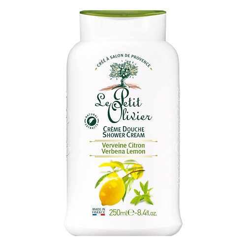 Кремы для душа LE PETIT OLIVIER Крем для душа нежный Вербена-Лимон Verveine Citron Crème Douche
