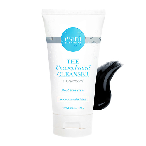 Кремы для умывания ESMI SKIN MINERALS Средство для лица очищающее с углем The Uncomplicated Cleanser Plus