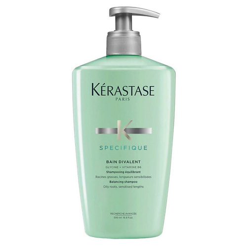 

KERASTASE Шампунь-ванна для жирных у корней волос и сухих по длине Specifique Divalent 500, Шампунь-ванна для жирных у корней волос и сухих по длине Specifique Divalent