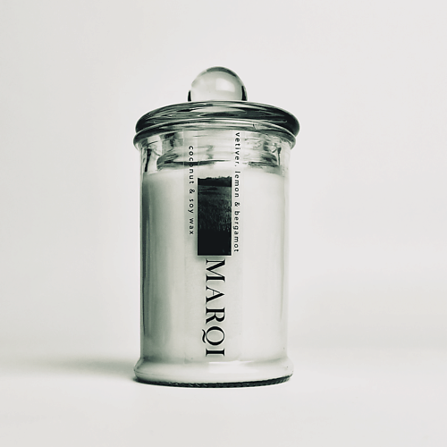 

MARQI Свеча ароматическая "Ветивер, лимон и бергамот" 120, Свеча ароматическая "Ветивер, лимон и бергамот"