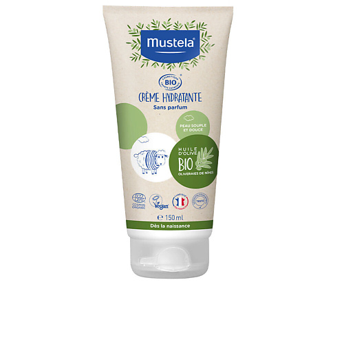 

MUSTELA Увлажняющий крем с оливковым маслом Organic Hydrating Cream, без парфюмерной отдушки 150, Увлажняющий крем с оливковым маслом Organic Hydrating Cream, без парфюмерной отдушки