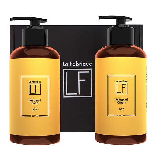 

LA FABRIQUE Набор мыло и крем для рук №7 "Вербена и имбирь", Набор мыло и крем для рук №7 "Вербена и имбирь"