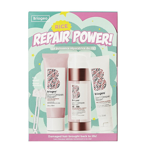 

BRIOGEO Набор по уходу за волосами Rice Repair Power, Набор по уходу за волосами Rice Repair Power