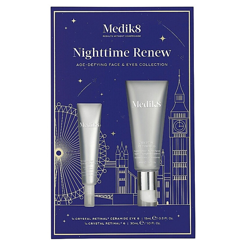 

MEDIK8 Набор средств для антивозрастного ухода Nighttime Renew, Набор средств для антивозрастного ухода Nighttime Renew