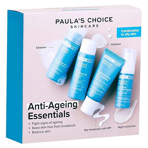 

PAULA'S CHOICE Набор Anti-Aging Essentials Combination To Oily Skin Set, Набор Anti-Aging Essentials Combination To Oily Skin Set
