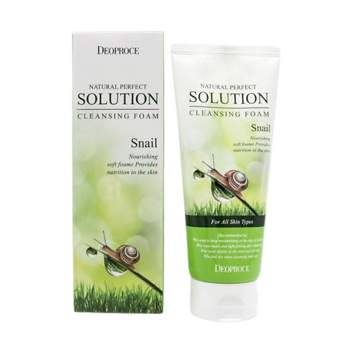 

DEOPROCE Пенка для умывания с муцином улитки 170, Пенка для умывания с муцином улитки