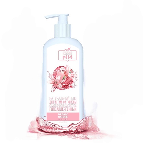 

DREAM NATURE Гель для интимной гигиены женский с молочной кислотой 250, Гель для интимной гигиены женский с молочной кислотой