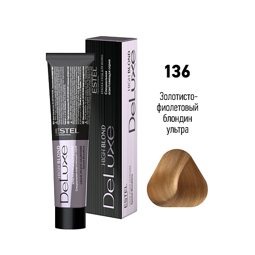 

ESTEL Краска-уход для волос DE LUXE HIGH BLOND, Краска-уход для волос DE LUXE HIGH BLOND