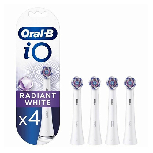 

ORAL-B Насадки для электрической зубной щетки iO Radiant White, Насадки для электрической зубной щетки iO Radiant White