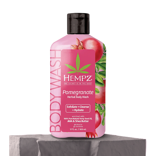 

HEMPZ Гель для душа Гранат Pomegranate Herbal Body Wash 500, Гель для душа Гранат Pomegranate Herbal Body Wash