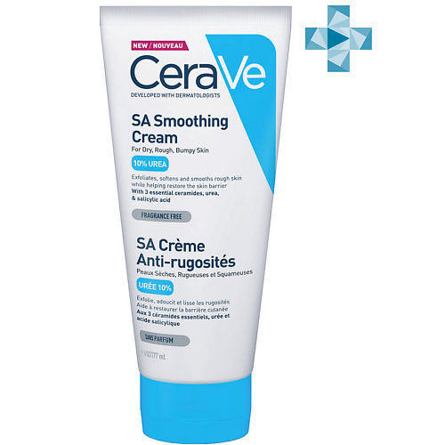 CERAVE SA Смягчающий крем для сухой огрубевшей и неровной кожи Rough and Bumpy Skin 177 1169₽