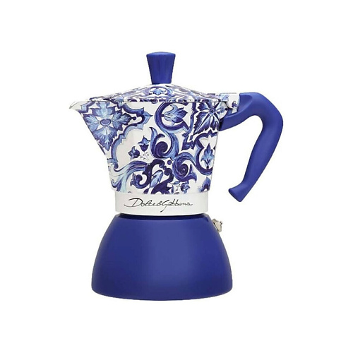 

BIALETTI Кофеварка Italian Coffee Pot D&G BLU MEDI 6T, Кофеварка Italian Coffee Pot D&G BLU MEDI 6T