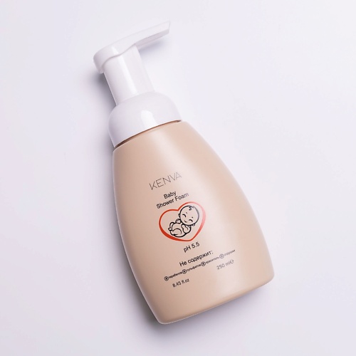 

KENVA Детская пенка для купания шампунь и гель для душа 250, Детская пенка для купания шампунь и гель для душа