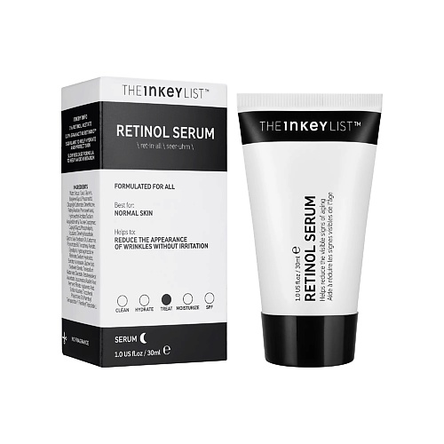 

THE INKEY LIST Обновляющая ночная сыворотка с ретинолом Retinol Serum 30, Обновляющая ночная сыворотка с ретинолом Retinol Serum