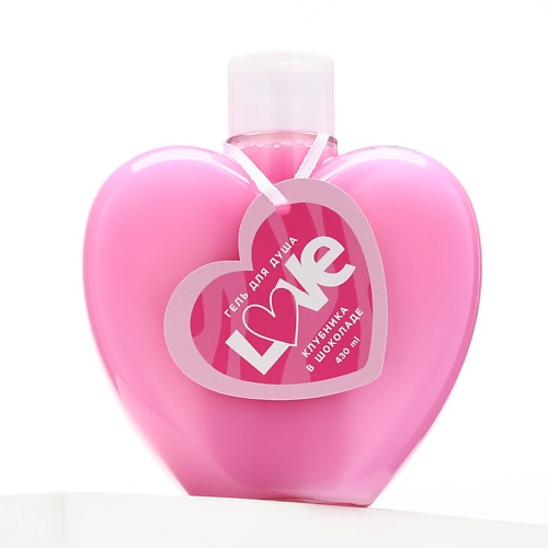 

ЧИСТОЕ СЧАСТЬЕ Гель для душа "Love", аромат клубника в шоколаде 430, Гель для душа "Love", аромат клубника в шоколаде