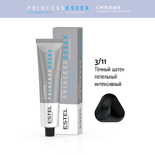 

ESTEL Крем-краска для волос PRINCESS ESSEX CHROME, Крем-краска для волос PRINCESS ESSEX CHROME