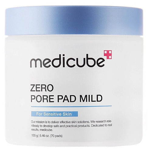 

MEDICUBE Тонизирующие пилинг-диски для лица Zero Pore Pads Mild, Тонизирующие пилинг-диски для лица Zero Pore Pads Mild