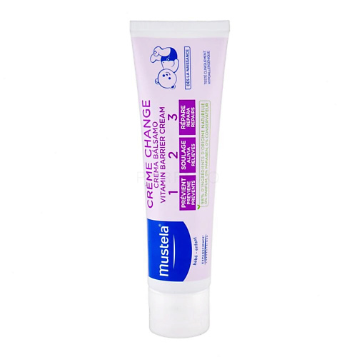

MUSTELA Успокаивающий крем под подгузник 1 2 3 Vitamin Barrier Cream 100, Успокаивающий крем под подгузник 1 2 3 Vitamin Barrier Cream