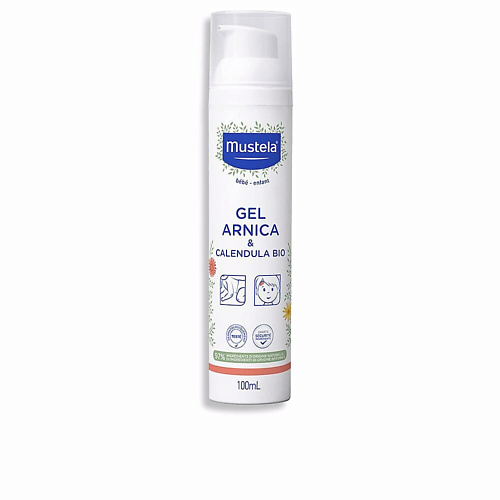 

MUSTELA Детский гель с арникой от ушибов и синяков Gel Arnica & Calendula 100, Детский гель с арникой от ушибов и синяков Gel Arnica & Calendula