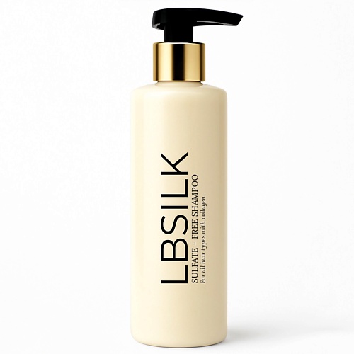 

LBSILK Бессульфатный шампунь без соли для всех типов волос с коллагеном и шёлком 250.0, Бессульфатный шампунь без соли для всех типов волос с коллагеном и шёлком
