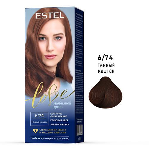 

ESTEL Стойкая крем-краска для волос LOVE, Стойкая крем-краска для волос LOVE