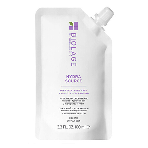 

BIOLAGE Интенсивная увлажняющая маска для сухих волос Hydra Source 100, Интенсивная увлажняющая маска для сухих волос Hydra Source