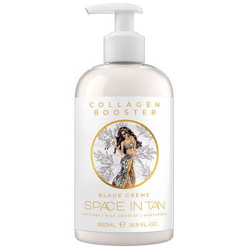 

SPACE IN TAN Молочко для тела с пептидами коллагена BLAUE CREME COLLAGEN BOOSTER 500, Молочко для тела с пептидами коллагена BLAUE CREME COLLAGEN BOOSTER