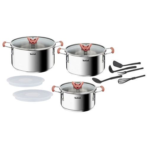 

TEFAL Набор посуды Opti'Space G720SD74, Набор посуды Opti'Space G720SD74