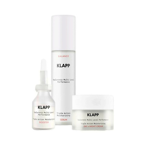 

KLAPP COSMETICS Набор Hyaluronic Multi Level Performance Triple Action, Набор Hyaluronic Multi Level Performance Triple Action