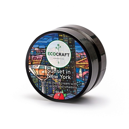 

ECOCRAFT Крем для рук Закат в Нью-Йорке Sunset In New York Natural Hand Cream 60, Крем для рук Закат в Нью-Йорке Sunset In New York Natural Hand Cream