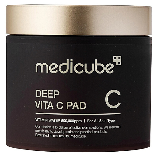 

MEDICUBE Осветляющие и тонизирующие подушечки mit Vitamin C Deep Vita C Pad, Осветляющие и тонизирующие подушечки mit Vitamin C Deep Vita C Pad