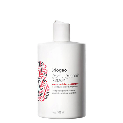

BRIOGEO Увлажняющий шампунь для поврежденных волос Don't Despair, Repair! Super Moisture 473, Увлажняющий шампунь для поврежденных волос Don't Despair, Repair! Super Moisture