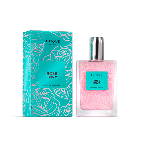 

LETIQUE COSMETICS Мерцающее парфюмированное масло для тела ROSE ENVY 50, Мерцающее парфюмированное масло для тела ROSE ENVY