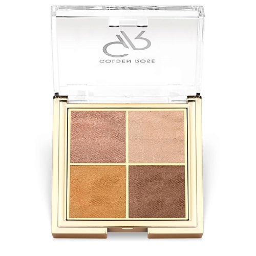 

GOLDEN ROSE Тени для век QUATTRO eyeshadow palette, Тени для век QUATTRO eyeshadow palette