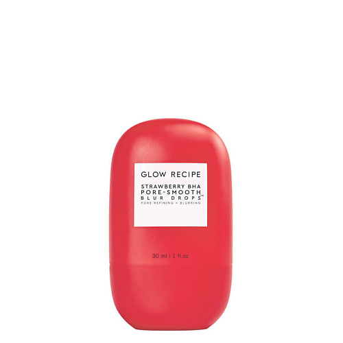 

GLOW RECIPE Сыворотка для лица Strawberry BHA Pore-Smooth Blur Drops, Сыворотка для лица Strawberry BHA Pore-Smooth Blur Drops