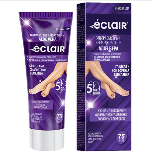 

ECLAIR Крем-депилятор "АЛОЕ ВЕРА" 75, Крем-депилятор "АЛОЕ ВЕРА"
