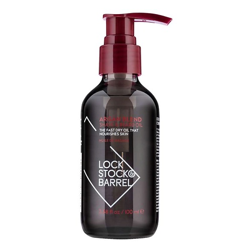 Уход за бородой  Лэтуаль LOCK STOCK & BARREL Аргановое масло для бритья и ухода за бородой Argan Blend Shave Oil