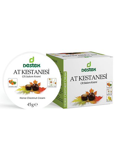 

DESTEK Крем с маслом конского каштана, лифтинг, моделирование, против отёчности и купероза 45, Крем с маслом конского каштана, лифтинг, моделирование, против отёчности и купероза