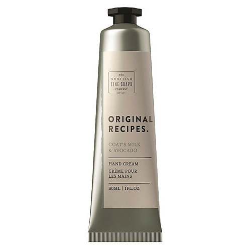 

SCOTTISH FINE SOAPS Крем для рук Original Recipes Goat's Milk & Avocado 30, Крем для рук Original Recipes Goat's Milk & Avocado