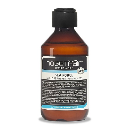 

TOGETHAIR MEETING NATURE SEA FORCE Восстанавливающий шампунь против выпадения волос 250, SEA FORCE Восстанавливающий шампунь против выпадения волос