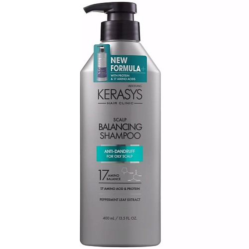 

KERASYS Clinic Шампунь для волос, кожи головы от перхоти Scalp Balancing Shampoo 400, Clinic Шампунь для волос, кожи головы от перхоти Scalp Balancing Shampoo
