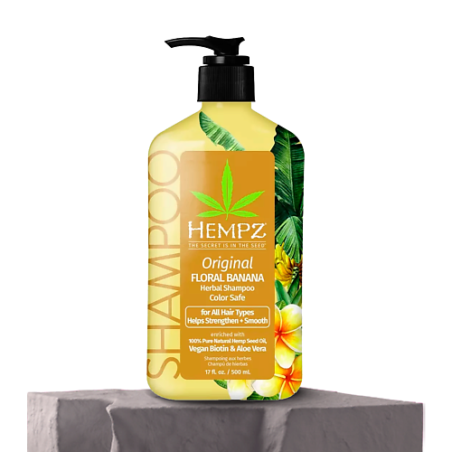 

HEMPZ Шампунь Оригинальный / Original Herbal Shampoo For Damaged & Color Treated Hair 500, Шампунь Оригинальный / Original Herbal Shampoo For Damaged & Color Treated Hair