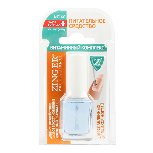 

ZINGER Укрепитель для ногтей Classic NC40 12, Укрепитель для ногтей Classic NC40
