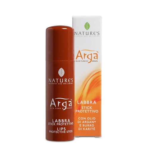 Гигиенические помады  Лэтуаль NATURE'S HARMONY AND WELLBEING Стик для губ защитный Arga