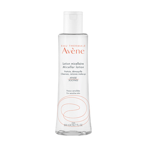 

AVENE Мицеллярный лосьон для очищения кожи и удаления макияжа Micellar Lotion 200, Мицеллярный лосьон для очищения кожи и удаления макияжа Micellar Lotion