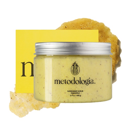 

METODOLOGIA. Сахарный скраб-бальзам для тела Pineapple 480, Сахарный скраб-бальзам для тела Pineapple