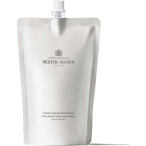 

MOLTON BROWN Мыло жидкое Coastal Cypress & Sea Fennel Fine Liquid Hand Wash сменное 400, Мыло жидкое Coastal Cypress & Sea Fennel Fine Liquid Hand Wash сменное