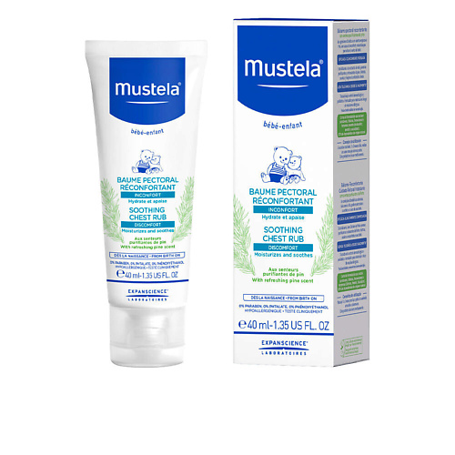 

MUSTELA Расслабляющий детский бальзам Soothing Chest Rub для облегчения засыпания 40, Расслабляющий детский бальзам Soothing Chest Rub для облегчения засыпания