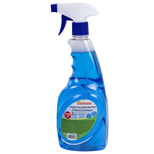 

ЛЮБАША Средство для мытья стекол и зеркал Морозная свежесть 750, Средство для мытья стекол и зеркал Морозная свежесть